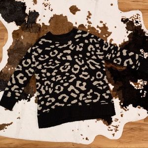 Workshop Cheetah Print Sweater